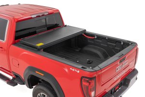 Chevrolet Silverado 2500 HD Hard Low Profile Bed Cover - Rough Country - Tri-Fold - '20-'24